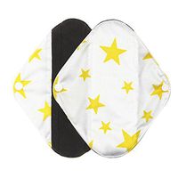 Top Sale!WYTong Cloth Pad for Women,Reusable Bamboo Mama Cloth/ Washable Menstrual Pad/ Sanitary Menstrual Pad (White, L)