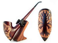 Fashion - LOTR Engraving"Tree of Gondor" Hobbit Long Tobacco Smoking Pipe of Pear Wood Pipe 33 cm / 13'' Churchwarden Hobbit and Gandalf Style,Designed for Pipe Smokers (Pipe Engraved)