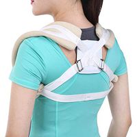Clavicle Fixation Strap, Lolicute Broken Collarbone Sling Medical Reset Clavicle Support Posture Corrector for Scapula Fracture/Shoulder Injury/Dislocation/Muscle Strain/Sprain for Men and Women (L)