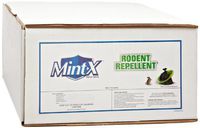 Mint-X Rodent Repellent Trash Bags, 1.7 Mil, Flat Seal, 47" Height x 43" Length, Black (Pack of 100)
