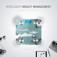 LYAOE Bluetooth Body Fat Scale Japanese Chinese Nature Ink Smart Wireless Scale with LCD Display Measuring Body Weight Bmi and Health Digital Scale
