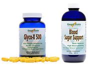 Good State | Glyco-X 500 + Blood Sugar Support Combo | Berberine HCL & Banaba Leaf Extract | Natural Ionic Minerals | Professional Grade Dietary Supplements | 120 Capsules & 8 Fl oz (240 mL)