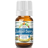 Pure Gold European Juniper Berry Essential Oil, 100% Natural & Undiluted, 10ml