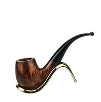 SJMMYD Briar Wood Pipe Pipe Tobacco Pipe Smoking Gift,Photinia Wood,13x4.5cm