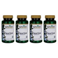 Swanson Amino Acid Taurine 500 Milligrams 100 Capsules (4 Pack)