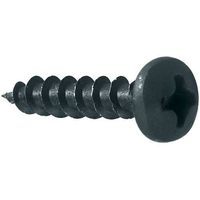 PARTS EXPRESS #6 x 3/4" Deep Thread Pan Head Screws Black 100 Pcs.