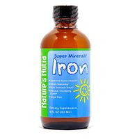 Nature's Nutra Super Minerals®Iron 4oz. (120ml), Premium Iron Supplements for High Absorption in Infants and Children, Easy Iron, Ferrochel® Ferrous Bisglycinate
