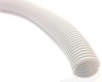 Electriduct 1/2" Polypropylene Non-Slit Wire Loom Corrugated Flexible Conduit - 100 Feet - White