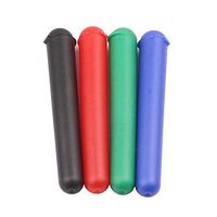 4 Pcs Tube Doob Vials Waterproof Sealing Container Storage Tubes for Cigarettes Cigarillos Pills (Random Color)