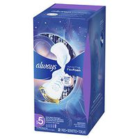 Always Infinity FlexFoam Pads for Women, Size 5, Extra Heavy Overnight Absorbency, Unscented, 22 Count