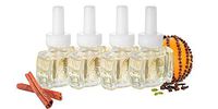 (4 Pack) Scent Fill Orange Clove Pomander Plug in Refill - Fits Air Wick®, and More