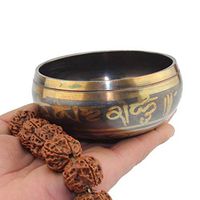 Tool Parts Buddha Sound, Nepal Ya Meditation Sound Therapy Buddha Bowl Scriptures # Bottom pattern random 8-12.5cm New - (Color: 9cm)