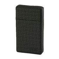 IWIM PU Leather Super Slim Size 100mm 100's Cigarette Case - Magnet Lid Unique Luxury Hard Carrying Holder Box Cover Best Blank Solid Color Design for Men and Women Unisex (Black)