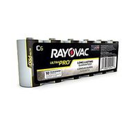 RAYOVAC C Ultra Pro Alkaline Batteries, ALC-6J (12 Pack)