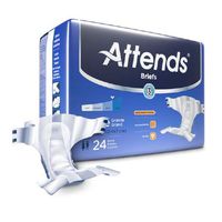 30503101 Adult Incontinent Brief Attends Tab Closure Large Disposable Heavy Absorbency