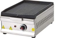 ELECTRIC Commercial Kitchen Equipment Countertop GROOVED HEAVY DUTY CAST IRON AREA Restaurant Cafe Home Grill Plate Stove Cooktop Manual Griddle 220V