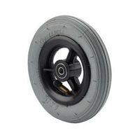 Pair of 6" Caster Tires Wheel Assemblies, Composite, Pneumatic for Powerchair Wheelchair 1044040