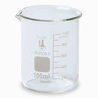 Glass Beakers, 100ml Pack of 12