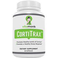 CortiTrax™ Bio-Enhanced Natural Cortisol Blocker - Doctor Formulated Cortisol Support Supplement for Reducing Cortisol Levels - Boost Energy, Sleep, and Lower Overactive Stress Hormones - 60 Capsules