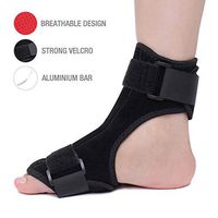 SGODDE Plantar Fasciitis Night Splint - Adjustable Orthotic Foot Drop Support Brace Unisex Fits for Right or Left Foot, Arch Support Effective Relieve Pain for Achilles Tendon Drop Foot