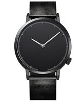 Fxbar,Minimalist Mens Watches Quartz Analog Wrist Watch Classic Milanese Mesh Band Business Wristwatch(A)