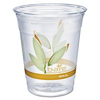 SOLO Cup Company RTP12BAREPK Bare Eco-Forward RPET Cold Cups, 12-14 oz, Clear, 50/Pack