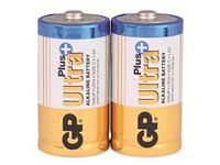 GP Batteries ULTRA PLUS ALKALINE C/LR14 Blister with 2 batteries. 1,5V, C_2-P_14AUP (Blister with 2 batteries. 1,5V For products with high use of power. Nordic Ecolabel. The most powerful GP bat.)