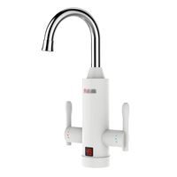 Electric faucet Instant faucet, 220V hot water faucet smart digital display hot and cold water faucet kitchen electric faucet 360 ° rotating faucet household tap water heater bathroom hot faucet Fauce