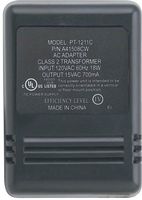Aiphone Corporation PT-1211C 15V AC Transformer for DA-1DS, DA-4DS, DB-1MD, DB-1SD, or IPW-1A Series, Fire-Retardant, ABS Plastic Construction