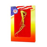 HSU’s Ginseng SKU 0193 | Cultivated Single Root Extra Large | Cultivated American Ginseng from Marathon County, Wisconsin USA | 许氏花旗参人工參單支特大號 | >16g Box, 西洋参