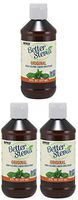 NOW Food fbgt BetterStevia Liquid, 3 Pack of 8 Ounce