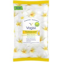 Vagisil Scentsitive Scents Daily Feminine Vaginal Wipes, White Jasmine, Resealable Pack, 30 Count
