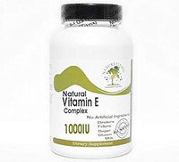 Natural Vitamin E Complex 1000IU Non-Oily ~ 100 Capsules - No Additives ~ Naturetition Supplements
