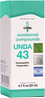 UNDA - UNDA 43 Numbered Compounds - Homeopathic Preparation - 0.7 fl. oz.