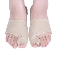 superflydragon Corrector Toe Separator Suitable,Orthopaedic Bunion Corrector Toe Socks Separators,Corrector Big Toe Hallux Valgus Orthosis,Bunion Corrector Sleeve,Foot Care,Beige