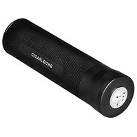 CIGARLOONG Cigar Tube Travel Portable with Thermometer and Humidifier(Color:Black)