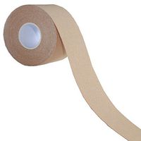 KB Support Tape - Continuous Roll - 16FT - Ideal for Shin Splints, Rotator Cuff Tears, Meniscus Tears, Plantar Fasciitis, Golfer's Elbow, Tennis Elbow, Achilles Tendonitis, Hamstring Strains (Beige)