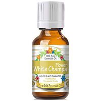 Pure Gold White Champa Flower Essential Oil, 100% Natural & Undiluted, 30ml