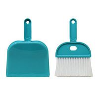 Mini Whisk Broom and Dust Pan Set, Blue
