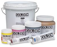 Golden Heavy Body Acrylic - Raw Sienna - 16oz Jar