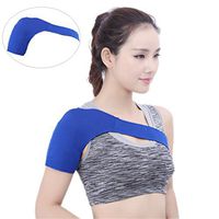 Fabal Sports Muscle Protect Brace Dislocation Injury Arthritis Shoulder Support Strap (Blue)