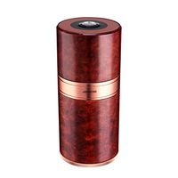 Xing Hua Shop Humidors 7 Sticks Cigar Box Travel Cigar Tube Portable Cigar Moisturizer Alcoholized Cigarette Case Home Humidifier Cigar Moisturizing Tube Best Gift (Color : Red, Size : 9920cm)
