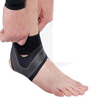 Julitech Ankle Support 1 Pair, Neoprene Brace Foot Guard MMA Pad Protector Achilles Tendon for Plantar Fasciitis Pain Relief, Heel Pain, Arch Support,L