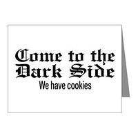 Note Card Come to the Dark Side We Have Cookies