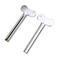 JETEHO 10 Pcs Stainless Steel Tube Squeezers Wringer Key Toothpaste Squeezer Roller Dispenser Tool for Hair Dye Plastic Tubes