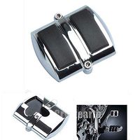 Frames & Fittings Motorcycle Chrome Brake Pedal Pad Cover for Suzuki Boulevard C50 for Honda Shadow ACE Aero Spirit VT VF 600 750 1100 Kawasaki VN 750