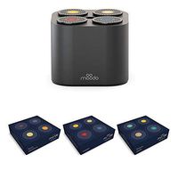 MOODO Smart Home Fragrance Diffuser Bundle with 1 Scent Capsules Sets (Value Pack) - Scent Personalization, 4 Pod Refils (Black Bundle +3)