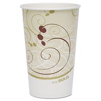 SOLO RP16PSYM Paper Cold Cups, 16 oz, Symphony Design, 50/Bag