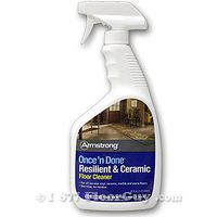 Armstrong Once 'N Done Resilient & Ceramic Floor Cleanr, 32 oz Spray (S-309) - 2 Pack