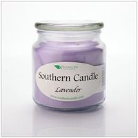 Lavender 16 oz Decorator Jar Natural Soy Wax Candle